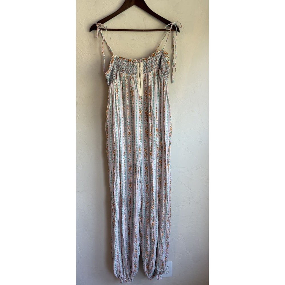 Free People Intimately FP Rule The World Jumpsuit Maxi Romper XL Floral Boho
